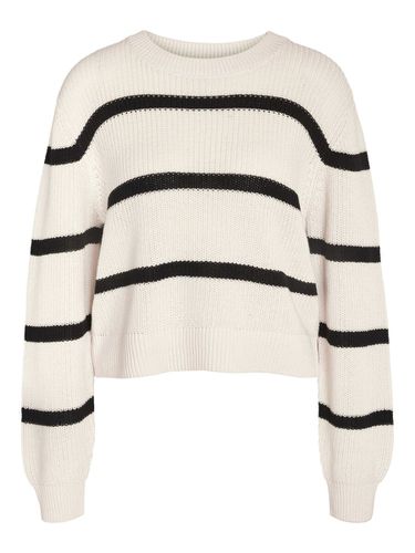 Striped Knitted Pullover - Noisy May - Modalova