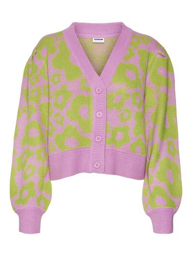 Multi-coloured Knitted Cardigan - Noisy May - Modalova