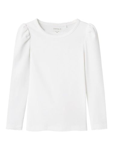 Corte Slim Top De Manga Larga - Name it - Modalova