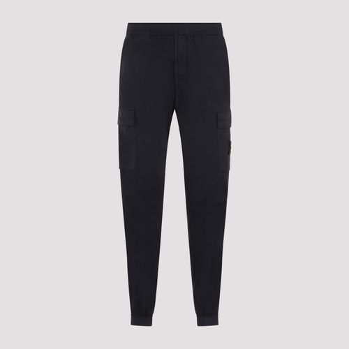 Cotton Cargo Pants Elastan - Men - Stone Island - Modalova