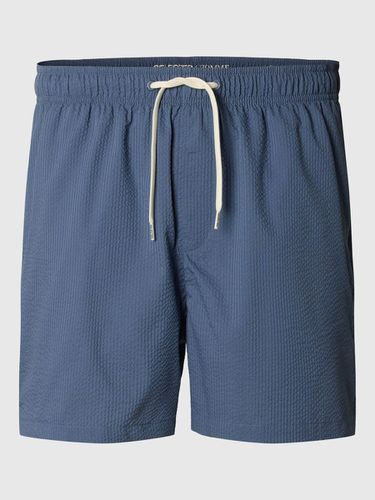 Seersucker Swim Shorts - Selected - Modalova