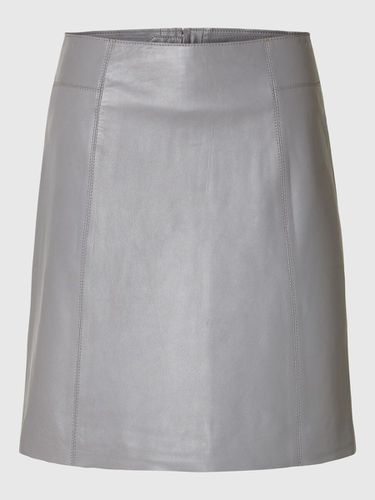 Mini Leather Skirt - Selected - Modalova