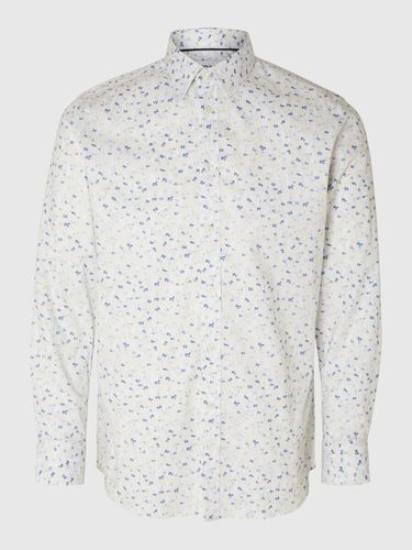 Printed Slim Fit Shirt - Selected - Modalova