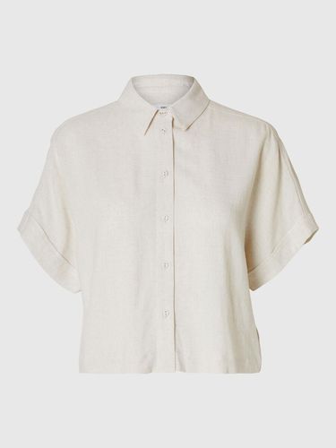Cropped Short Sleeved Shirt - Selected - Modalova