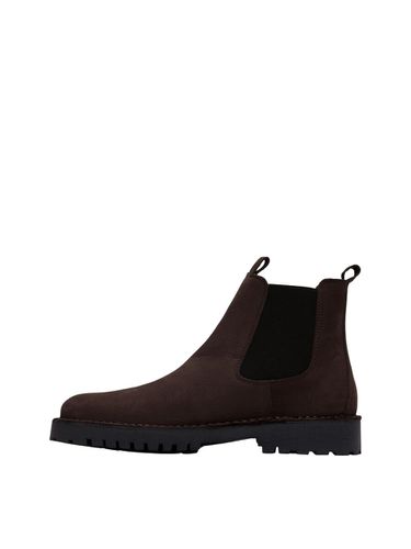Nubuck Leather Chelsea Boots - Selected - Modalova