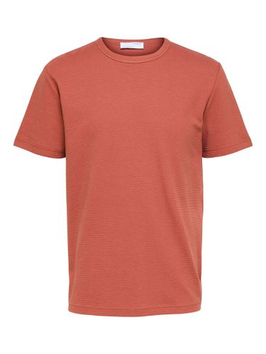 Tejido Acanalado Camiseta - Selected - Modalova