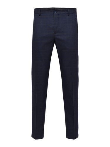 Slim Fit Checked Trousers - Selected - Modalova