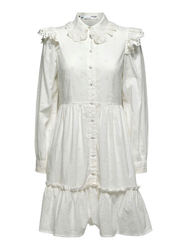 Broderie Anglaise Petite Shirt Dress - Selected - Modalova
