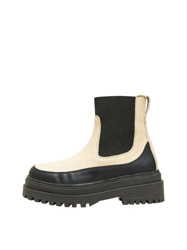 Chunky Leather Boots - Selected - Modalova
