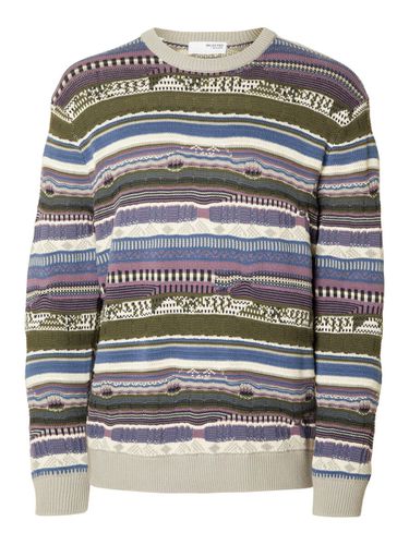 Abstract Knitted Jumper - Selected - Modalova