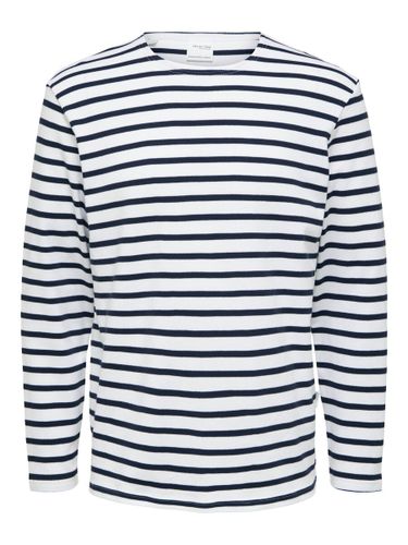 Tejido A Rayas Camiseta De Manga Larga - Selected - Modalova