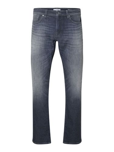 Grey Straight Fit Jeans - Selected - Modalova