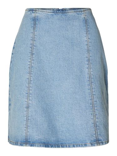 Blue Denim Skirt - Selected - Modalova