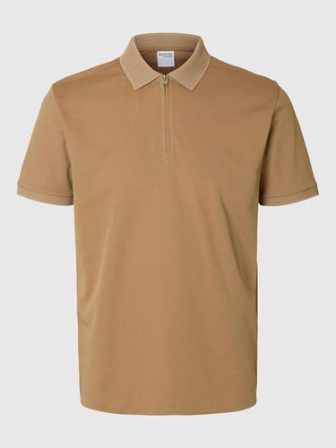 Zipper Polo Shirt - Selected - Modalova
