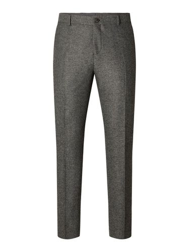 Herringbone Pattern Suit Trousers - Selected - Modalova