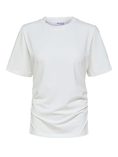 Detalles Fruncidos Camiseta - Selected - Modalova
