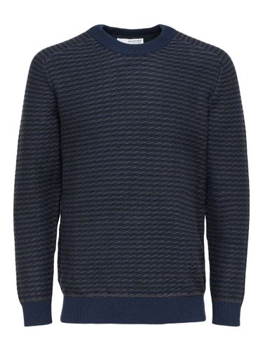 Cuello Redondo Jersey De Punto - Selected - Modalova