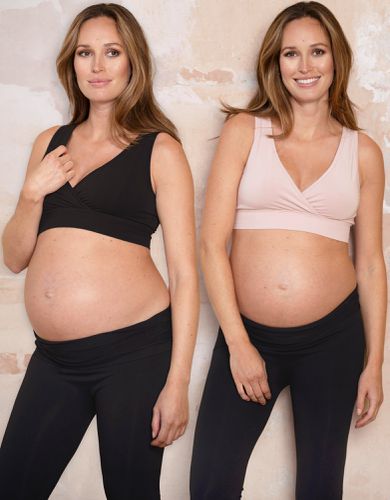 Twin Pack Bamboo Maternity & Nursing Sleep Bras - & - Seraphine - Modalova