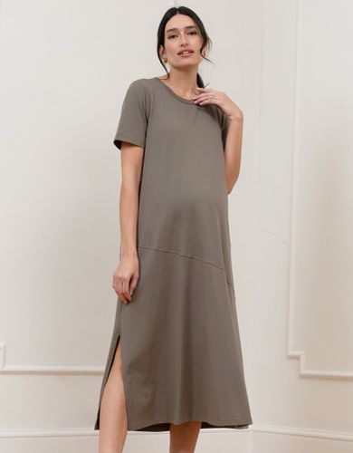 Cotton Modal T-Shirt Maternity Dress - Seraphine - Modalova