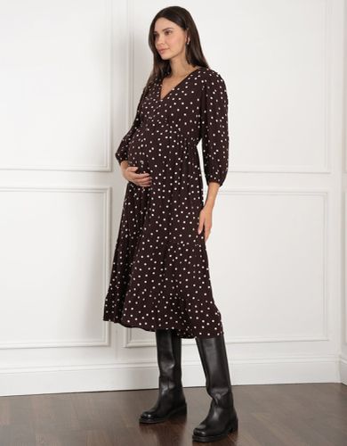 Maternity & Nursing Button-Through Dress - Seraphine - Modalova