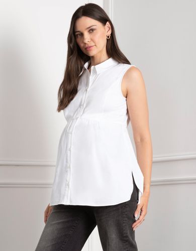 Sleeveless Layering Maternity & Nursing Shirt - Seraphine - Modalova