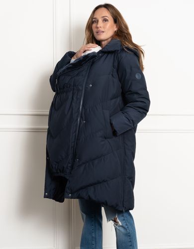 Chevron Puffer Maternity Coat - Seraphine - Modalova