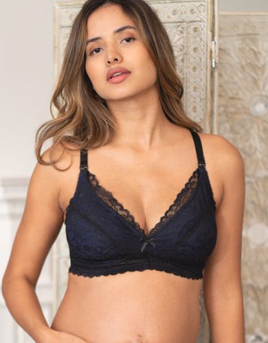 Blue Lace Maternity & Nursing Bra - Seraphine - Modalova