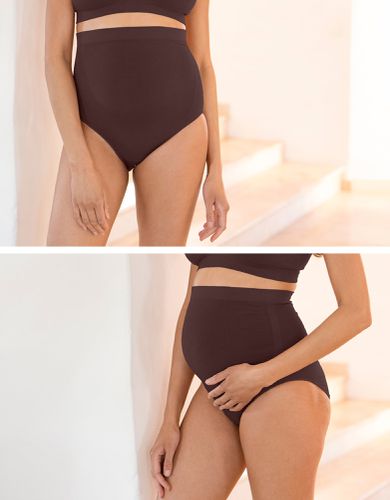 Pack Bamboo Over Bump Maternity Briefs - Seraphine - Modalova