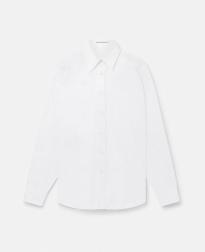 Regenerative Cotton Boyfriend Shirt, Woman, , Size: 36 - Stella McCartney - Modalova