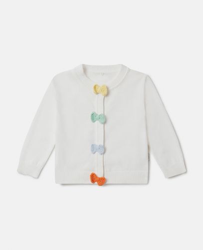 Bow Crochet Appliqué Cardigan, Woman, , Size: 18m - Stella McCartney - Modalova