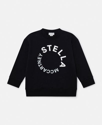 Langarm-Sweatshirt mit Logo-Grafik, Frau, , Größe: 4 - Stella McCartney - Modalova