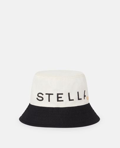 Visiera Monocromatica con Logo, Donna, , Taglia: 57 - Stella McCartney - Modalova