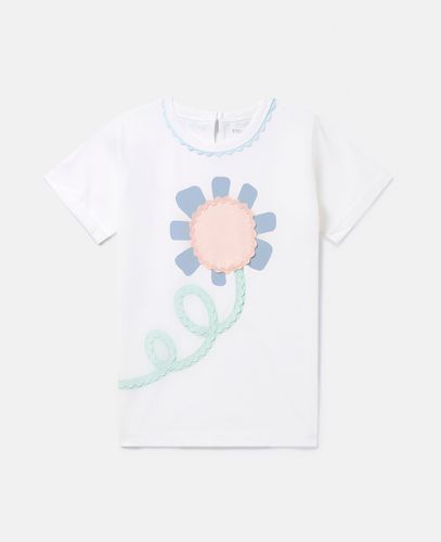 Graphic Flower T-Shirt, Donna, , Taglia: 4 - Stella McCartney - Modalova