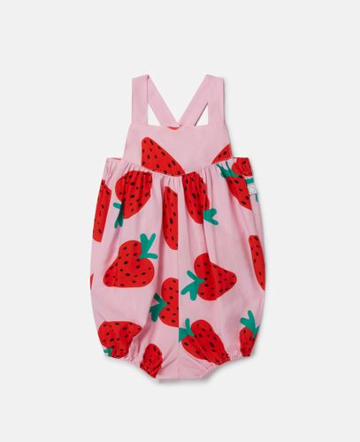 Strawberry Print Romper, Woman, , Size: 24m - Stella McCartney - Modalova