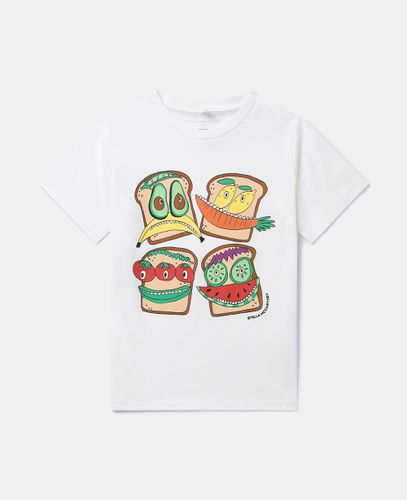Veggie Sandwich T-Shirt, Woman, , Size: 6 - Stella McCartney - Modalova