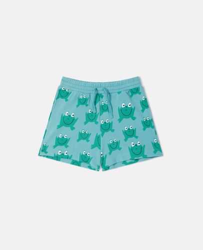 Frog Print Drawstring Shorts, Woman, , Size: 4 - Stella McCartney - Modalova