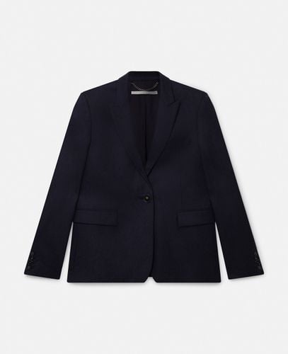 Blazer Monopetto in Lana, Donna, , Taglia: 42 - Stella McCartney - Modalova