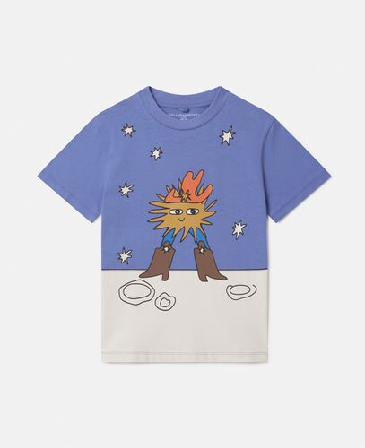 Cosmic Cowboy Graphic T-Shirt, Woman, , Size: 12 - Stella McCartney - Modalova