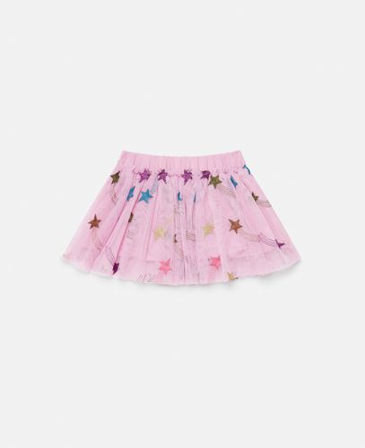 Shooting Stars Embroidered Skirt, Woman, , Size: 12m - Stella McCartney - Modalova