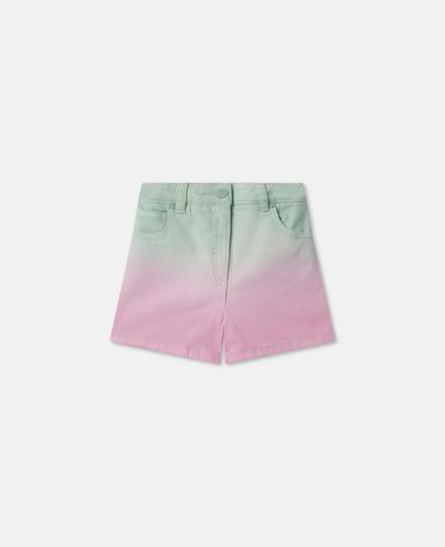 Ombré Denim Shorts, Donna, , Taglia: 8 - Stella McCartney - Modalova