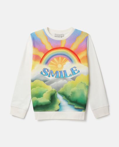 Felpa con stampa Smile, Donna, , Taglia: 6 - Stella McCartney - Modalova