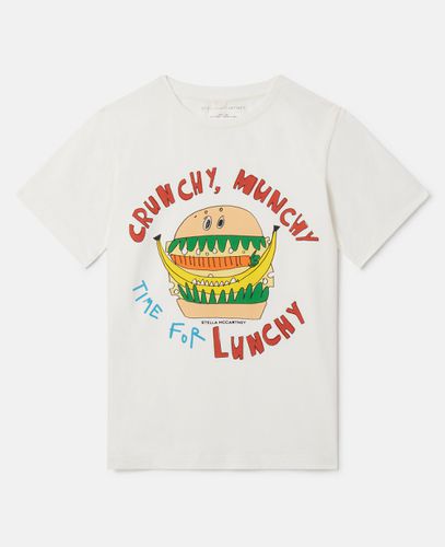 Crunchy Lunchy T-Shirt, Woman, , Size: 6 - Stella McCartney - Modalova