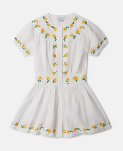 Sunflower Embroidery Dress, Woman, , Size: 5 - Stella McCartney - Modalova