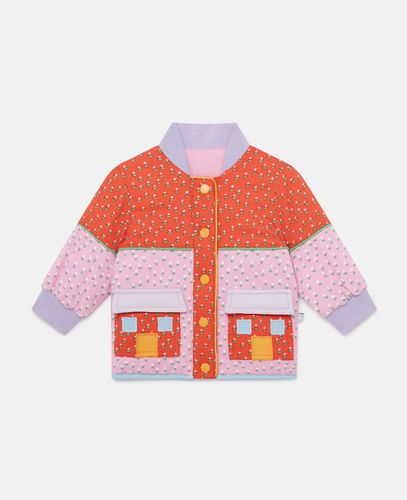 Farmyard Appliqué Patchwork Coat, Woman, , Size: 6m - Stella McCartney - Modalova