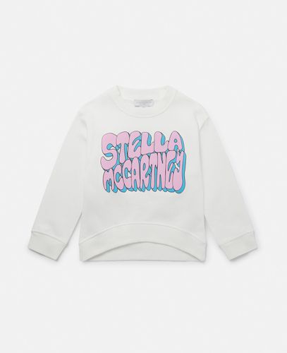 Sweatshirt mit Stella Grafik, Frau, /, Größe: 12 - Stella McCartney - Modalova