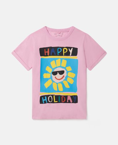 Happy Holiday T-Shirt, Woman, , Size: 8 - Stella McCartney - Modalova