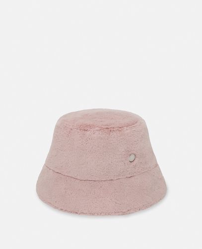 Cappello a Secchiello in Morbido Teddy, Donna, , Taglia: 56 - Stella McCartney - Modalova