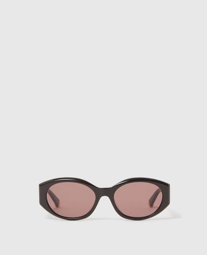 Logo Oval Sunglasses, Woman - Stella McCartney - Modalova
