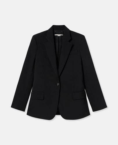 Blazer Boyfriend Slim Fit in Flanella di Lana, Donna, , Taglia: 34 - Stella McCartney - Modalova