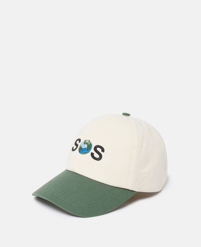 SOS Embroidered Baseball Cap, Frau, /, Größe: 58 - Stella McCartney - Modalova